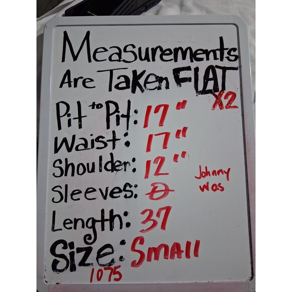 Johnny Was 4 Love And Liberty Women's size S
Embroidered Whimsical Fairycore Top - Picture 8 of 8